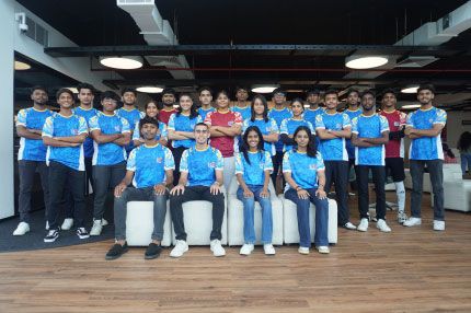 Football team group image