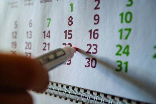 Calendar dates