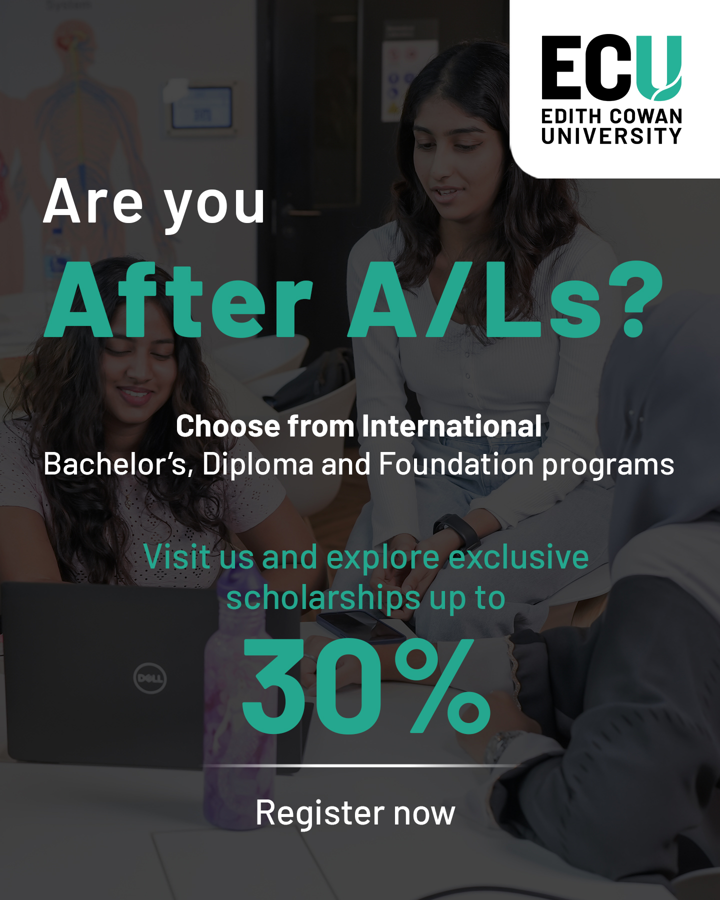 Join a list scholarship up to 30%