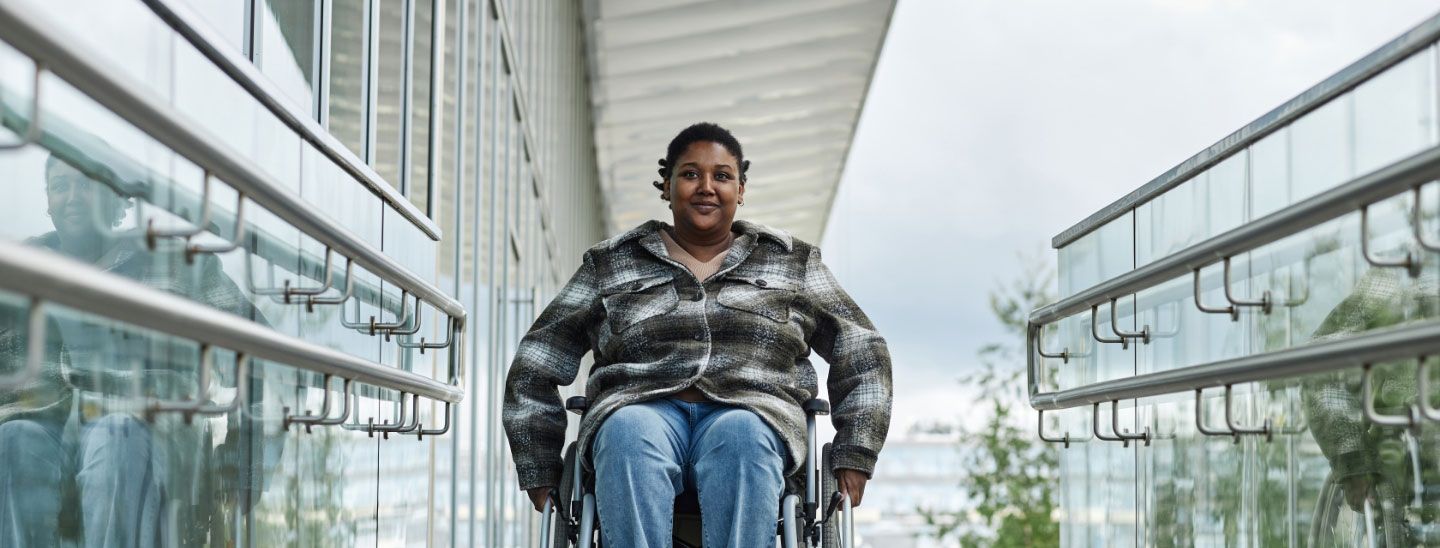 Person in wheelchair