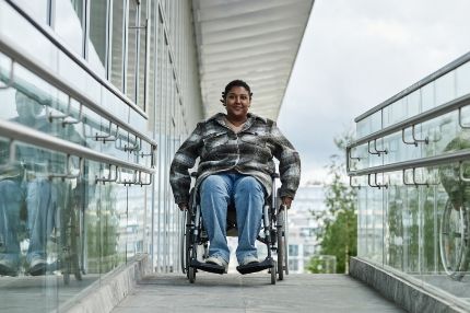 Person in wheelchair